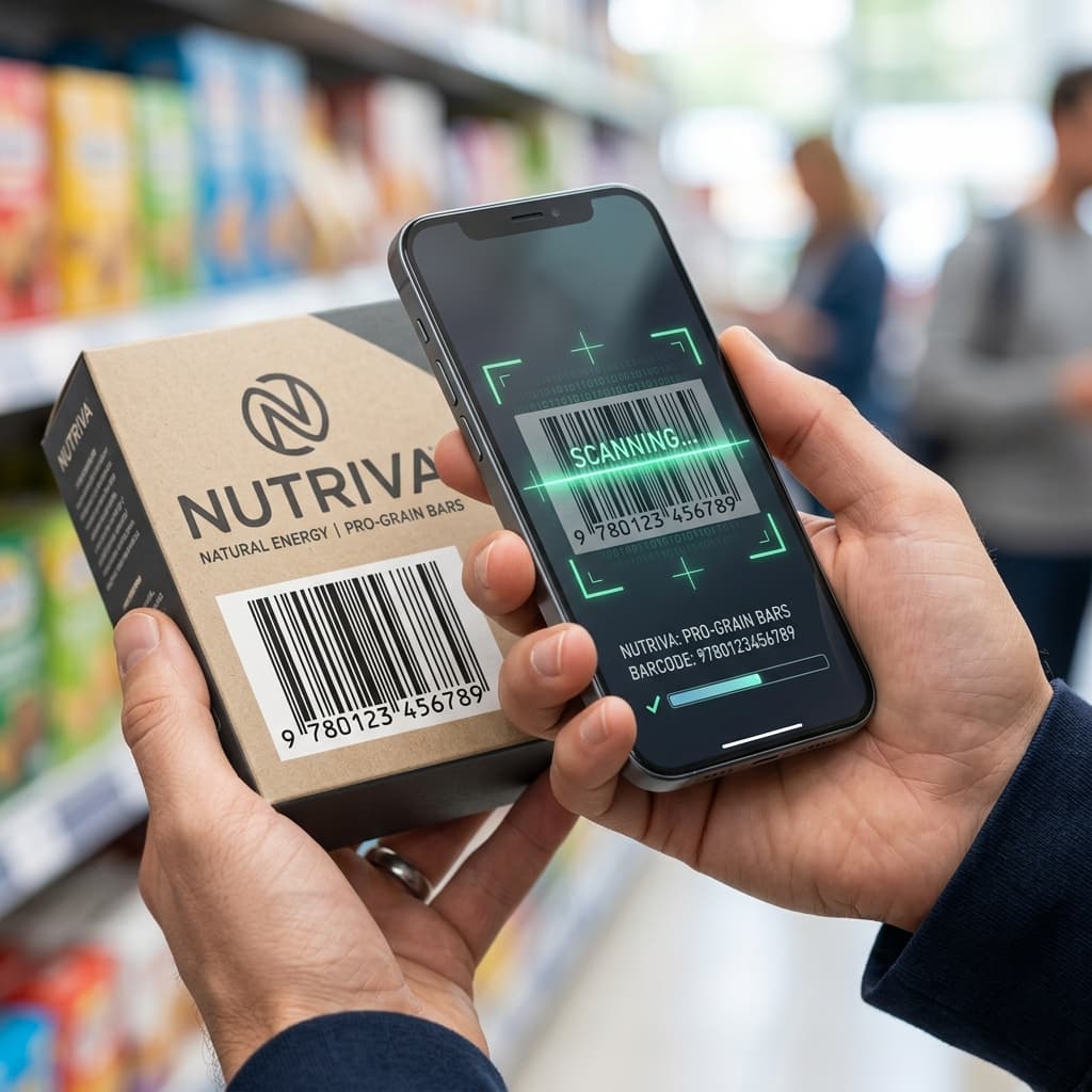 Scanning product barcode with smartphone